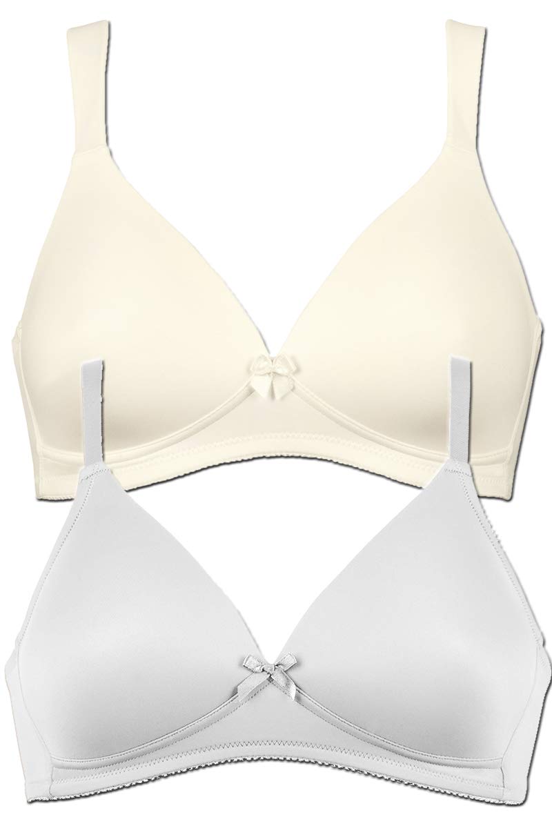 Naturana Non-Wired Padded Bras 2-Pack for Daily Comfort