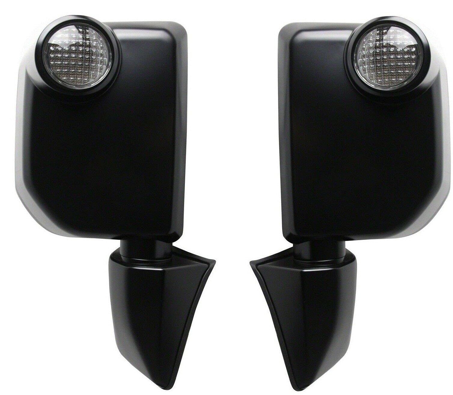 FJ Cruiser Trail Team Edition Black Power Mirrors - 2 Piece Set Replacement Side Mirrors for Toyota FJ Cruiser | Durable Auto Parts for Off-Roading & Daily Driving