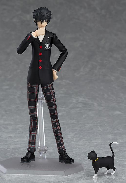 Figma #EX 0050 Hero Persona 5 Amamiya Ren Joker Action Figure - Reissue Edition for Collectors & Gamers - Perfect for Display, Cosplay & Anime Enthusiasts