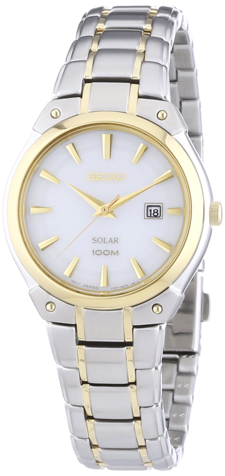 Seiko Women's Watch SUT128P1 - Elegant Stainless Steel Bracelet, Water Resistant, Perfect for Work, Parties & Everyday Wear