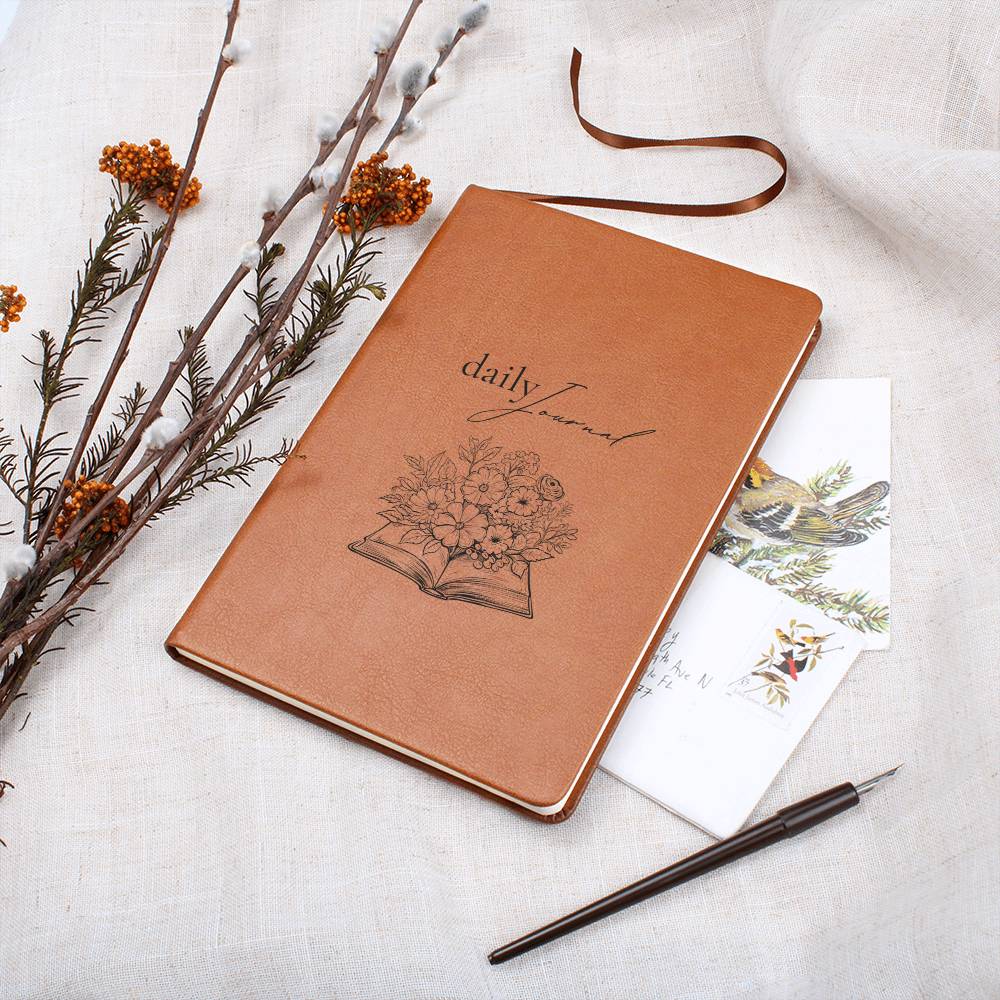 Vegan Leather Journal for Writers - Inspirational Bookworm Gift - Perfect for Creative Writing, Note Taking & Journaling