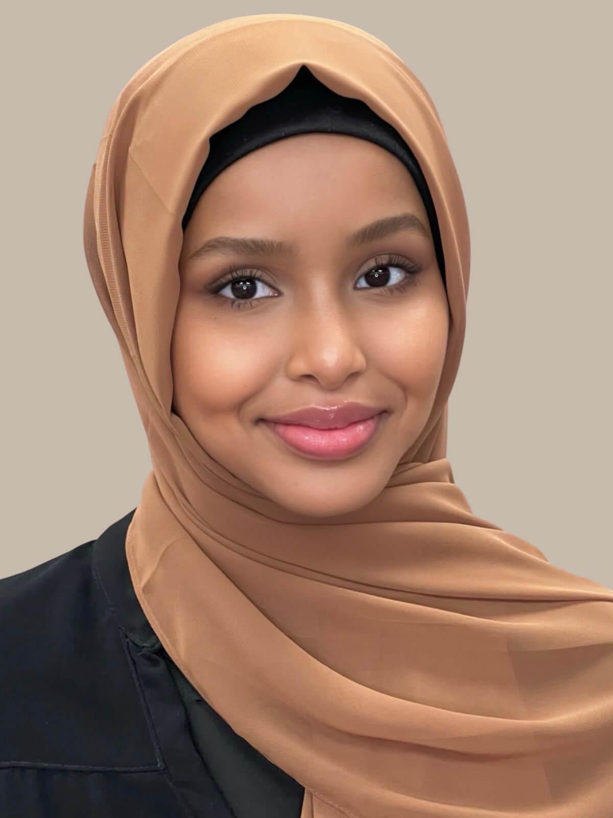 Luxury Chiffon Hijab Scarf - Soft & Lightweight Muslim Headscarf for Women - Perfect for Daily Wear, Prayer, and Special Occasions