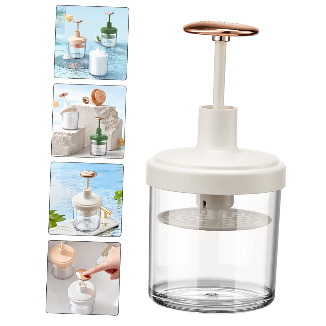 Electric Milk Frother & Foam Maker for Coffee, Lattes, Facial Cleanser & Shampoo | Easy Clean Handheld Whisker | Perfect for Home Barista, DIY Skincare & Hair Care Routines
