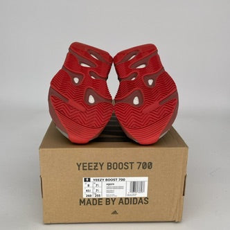Adidas Yeezy 700 'Hi-Res Red' Men's Sneakers - Size 8 (HQ6979) | Boost Comfort for Running, Gym & Casual Wear