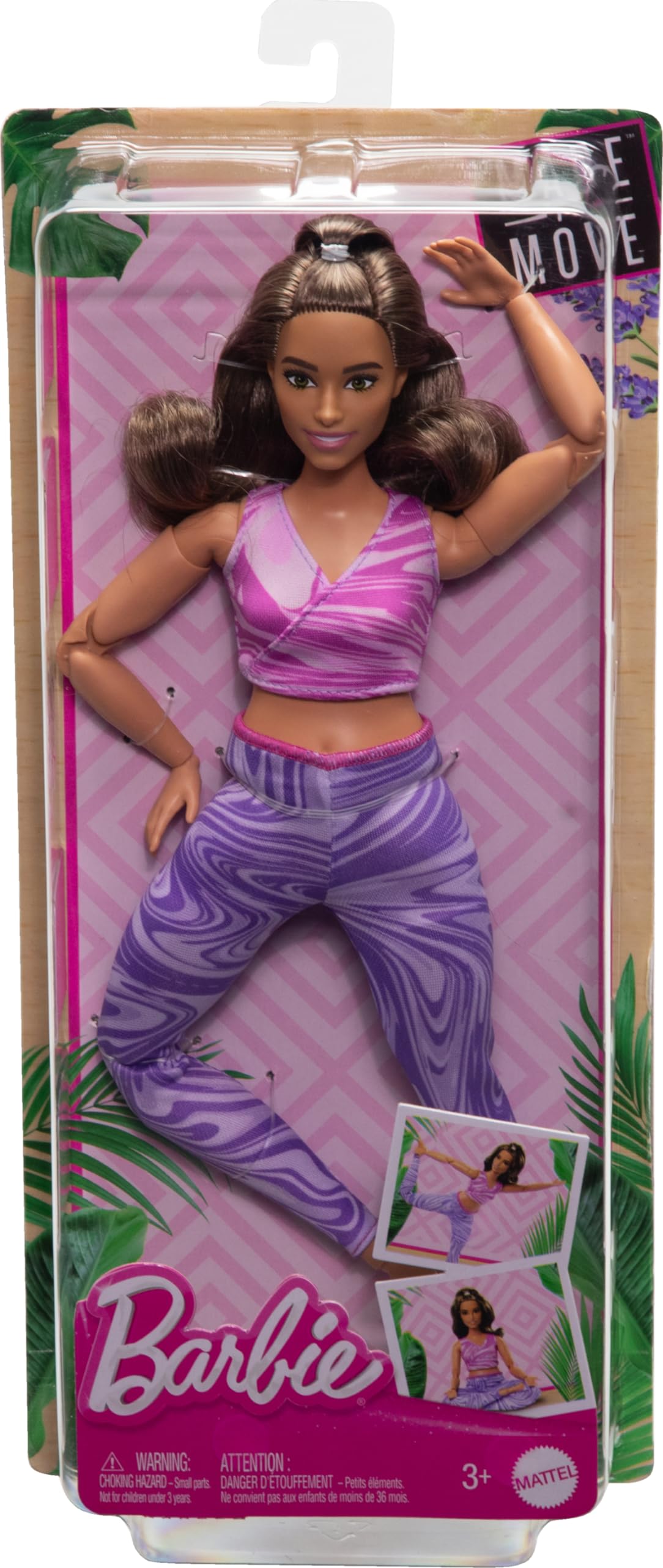 Barbie Made to Move Doll with 22 Joints - Realistic & Flexible Fashion Doll for Kids - Perfect for Role Play, Collecting & Creative Storytelling