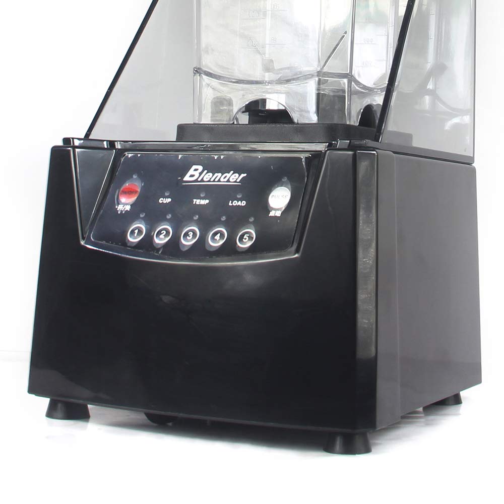 110V 2200W High-Power Commercial Blender - 1.8L Quiet Countertop Blender for Smoothies, Shakes & Ice Crushing | Professional Soundproof Blender with Shield Enclosure | Perfect for Restaurants, Juice Bars & Home Kitchens