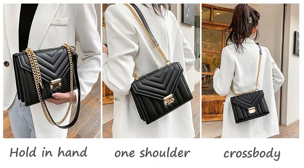 Luxury Envelope Crossbody Bag for Women - PU Leather Underarm Shoulder Bag with Chain Strap, Fashion Designer Style Handbag (Gray) | Perfect for Everyday Use, Work, Dating & Special Occasions