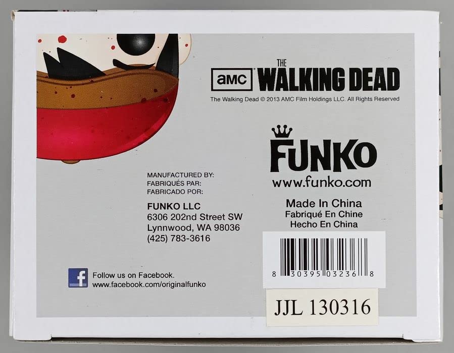 Funko Pop The Walking Dead TV Glenn Bloody Variant - Exclusive MoAF Collectible Figure - Perfect for Horror Fans & Comic Con Displays