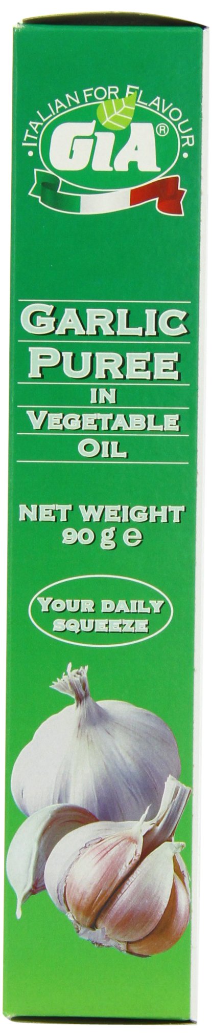 Organic Garlic Puree 90g (Pack of 24) - Premium Garlic Paste for Cooking, Sauces & Meal Prep - Vegan, Gluten-Free & Non-GMO - Perfect for Italian, Asian & Mediterranean Cuisine