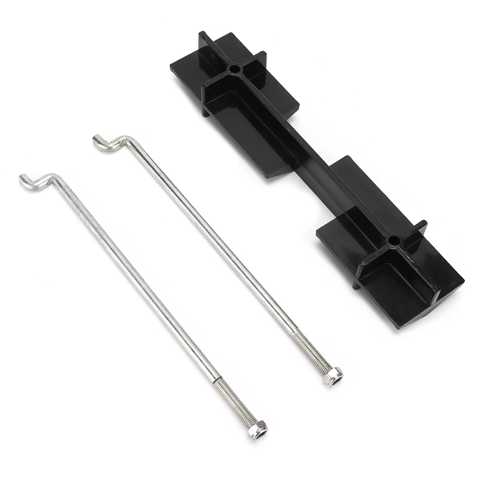 Akozon Battery Hold Down Kit 70045G01 - Replacement Battery Hold Down Retainer Plate Kit for Club Car & EZGO Electric Golf Carts (1994-Up) - Secure Battery Installation for Golf Cart Maintenance & Performance