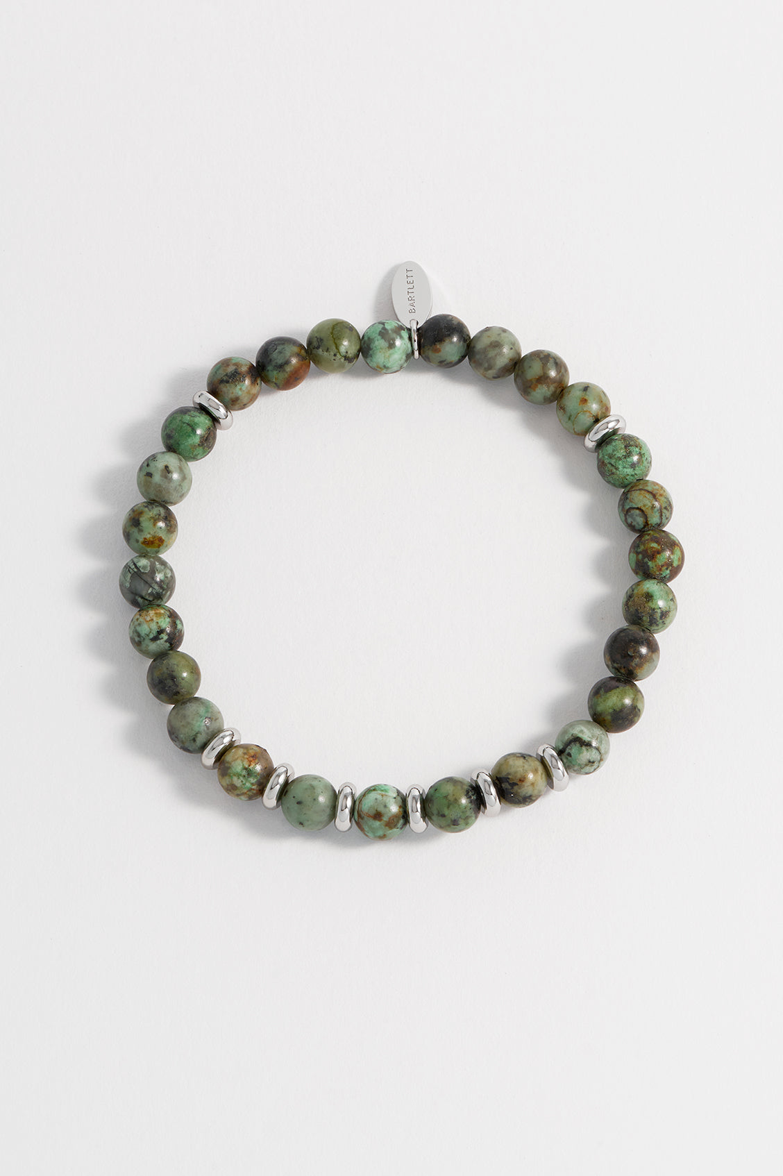Gemstone Beaded Bracelet for Men - Handmade Natural Stone Beads, Adjustable & Stylish - Perfect for Gifts, Yoga & Meditation Accessories