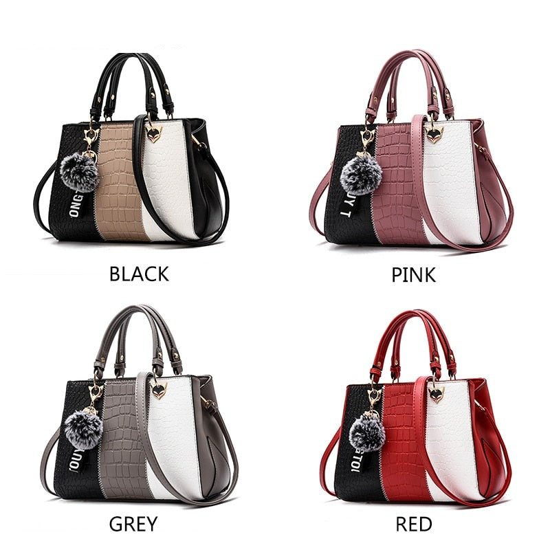 Women's Genuine Leather Crossbody Bag with Hand Stitching - Perfect for Work, Travel & Everyday Use