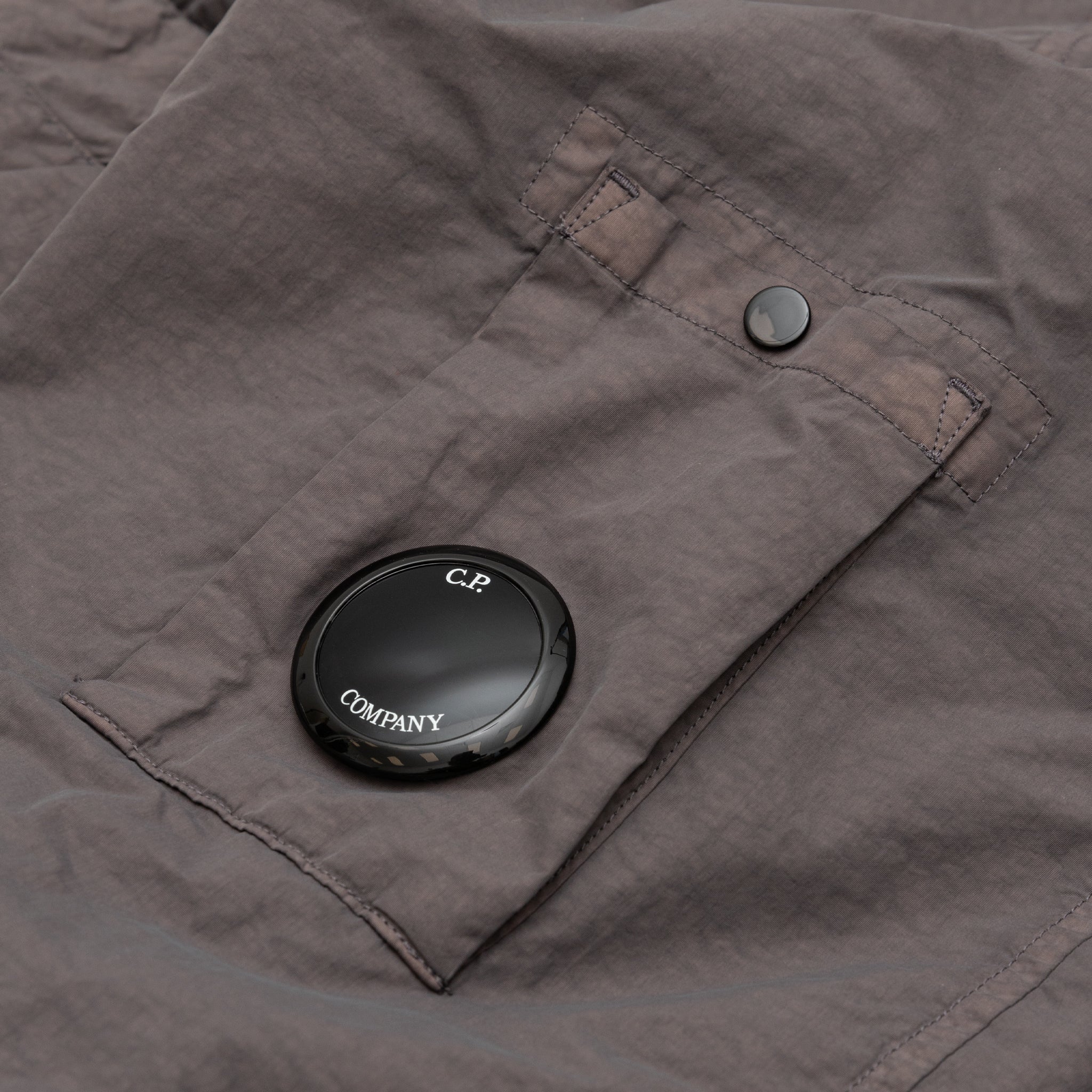 FLAT NYLON BUTTON-UP STAND COLLAR JACKET - Stylish & Lightweight for Office Wear & Casual Outfits