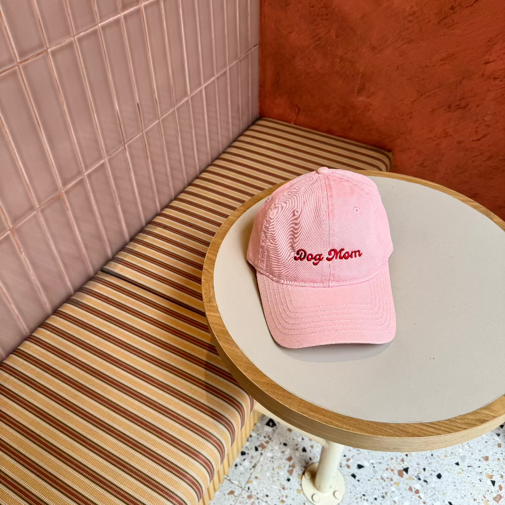 BYOP Dog Mom Hat - Cute & Stylish Baseball Cap for Dog Lovers - Perfect for Walks, Parks & Pet-Friendly Outings