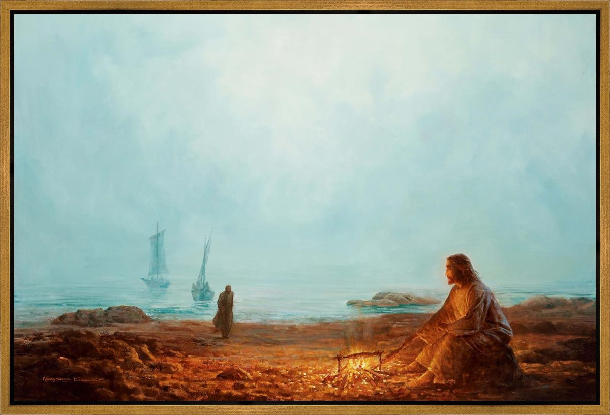 By the Shore Gallery Wrap Canvas Art - Coastal Beach Wall Decor for Living Room, Bedroom & Office - Perfect for Home & Office Decor