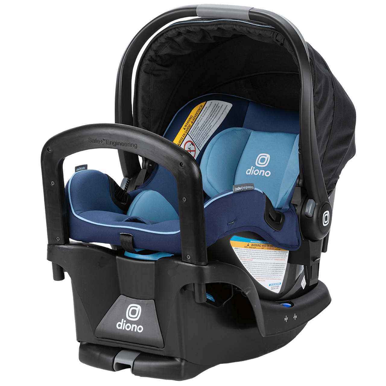 DIONO LiteClik®30 RX SafePlus™ Infant Car Seat with Base - Lightweight & Safe Baby Car Seat for Newborns - Perfect for Travel, Daily Commute & Family Road Trips