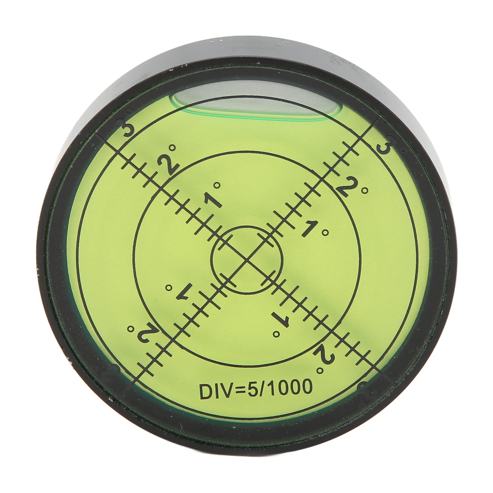 Shanrya Precision Round Bubble Level - Durable, Impact-Resistant for Machinery, Instruments & Printers - Perfect for Construction, Woodworking & DIY Projects