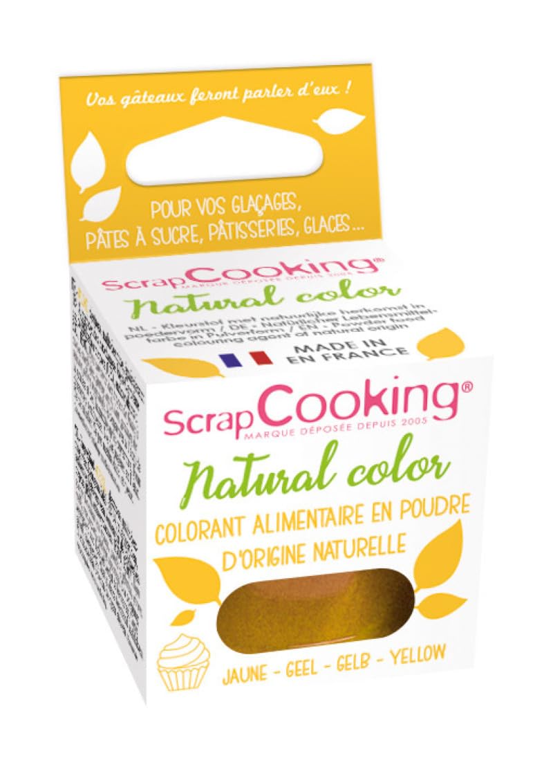 Natural Yellow Food Coloring Powder - Non-GMO, Vegan & Gluten-Free for Baking, Cake Decorating & DIY Crafts