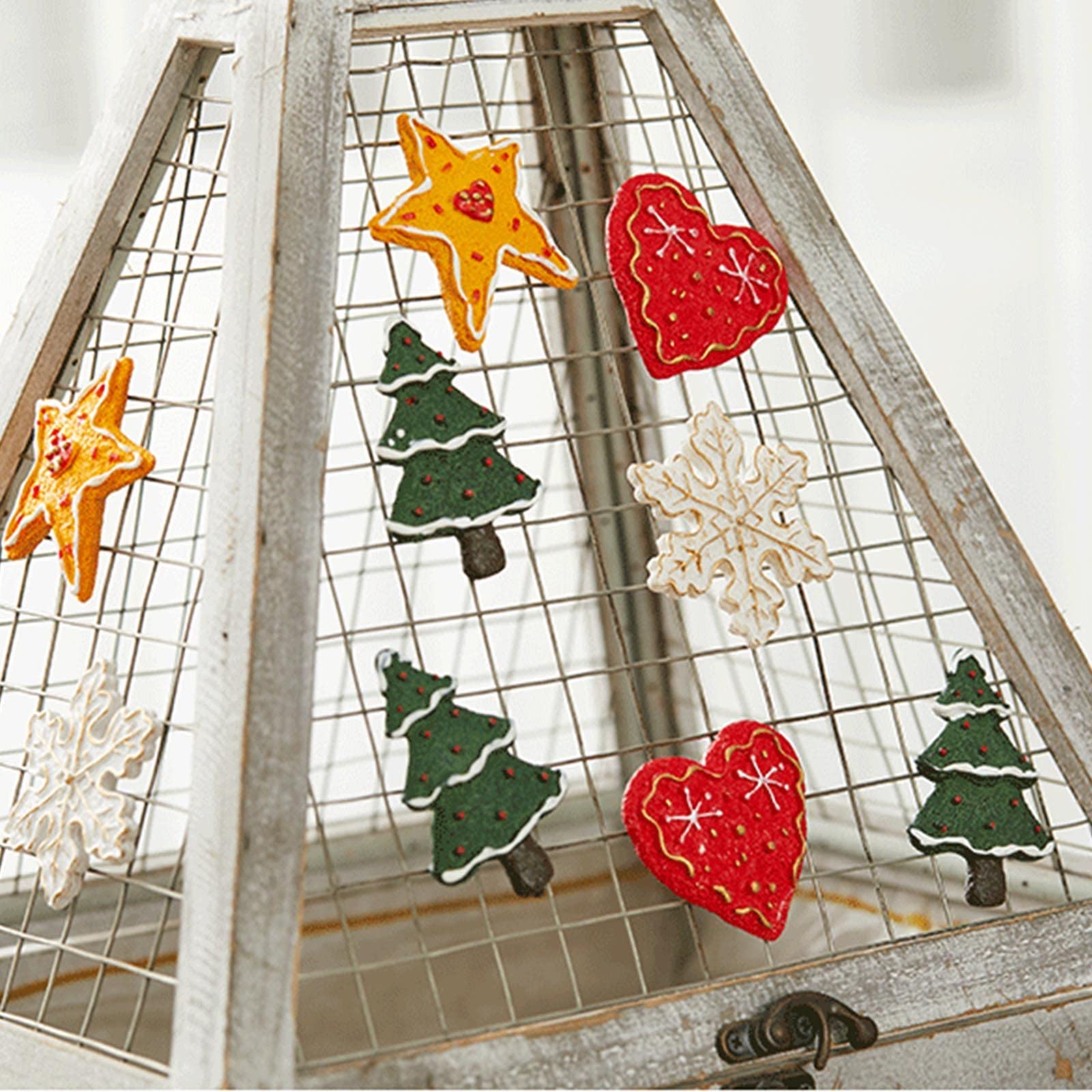 3D Christmas Refrigerator Magnets - Cute Holiday Home Wall Decor for Kitchen, Office & Festive Decoration | Perfect for Gifts, Parties and Seasonal Home Styling
