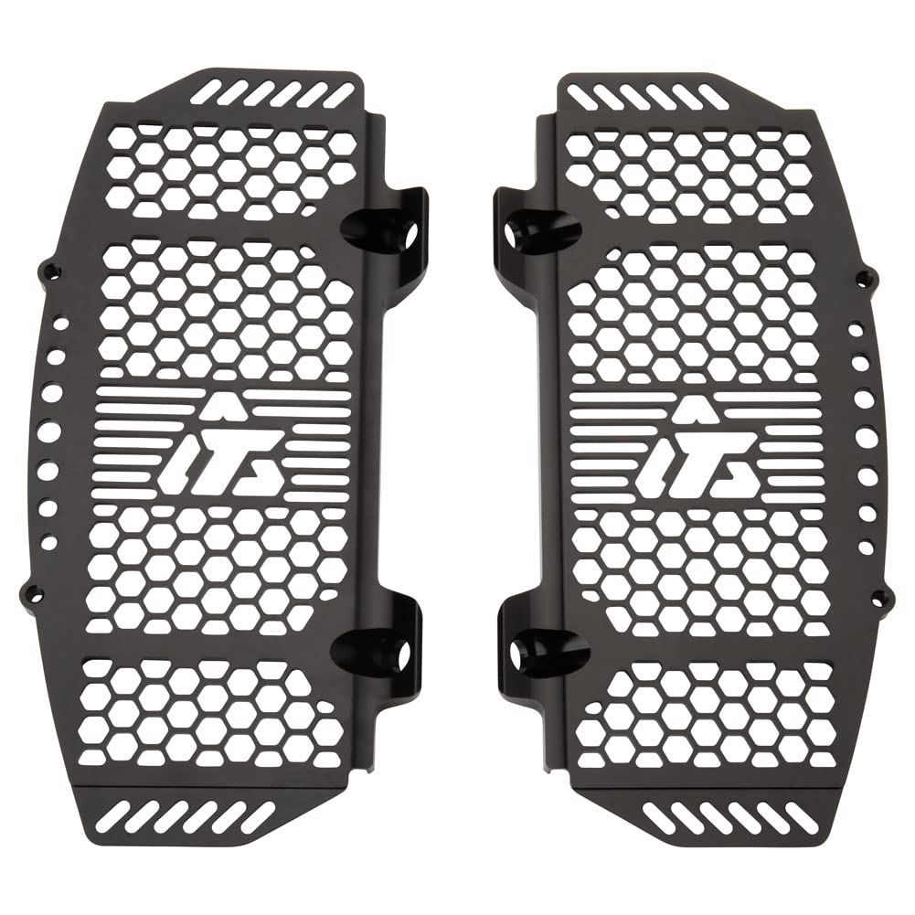 Premium Tusk Billet Aluminum Radiator Guards - Black - Fits KTM 300 XC-W/XC (2019-2025) & Husqvarna TE/TX 300 (2019-2025) - Dirt Bike Protection for Off-Road & Trail Riding