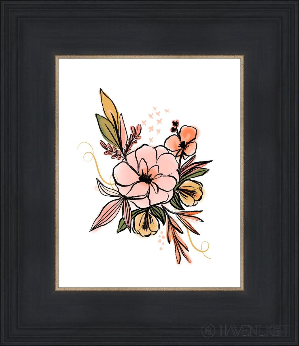 Flowers 1 By Rhonna Farrer - Beautiful Floral Art Print for Home Decor, Wall Art & Gift Ideas - Perfect for Living Room, Bedroom & Office Decorations