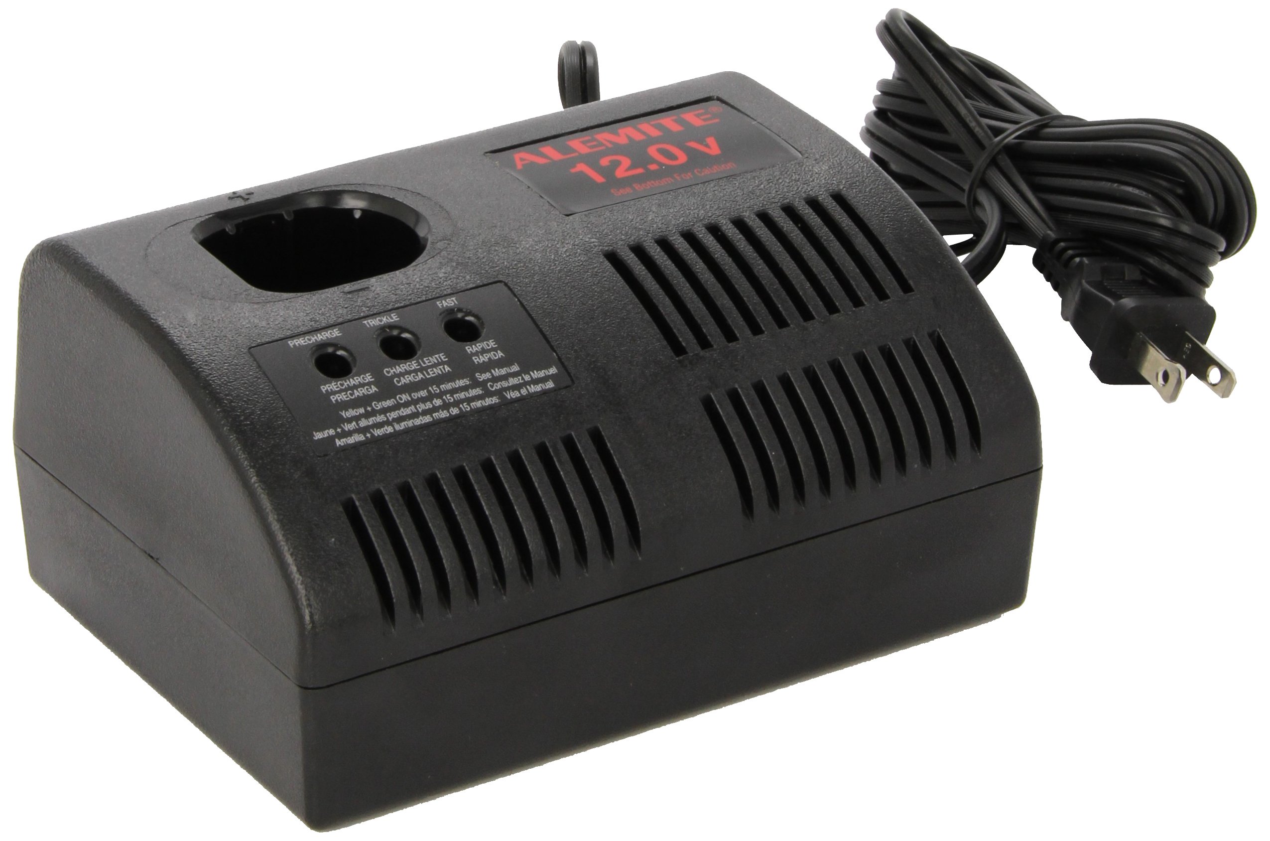 Alemite 339803 12V Battery Charger for 575-A & 575-B Grease Guns - Professional Automotive & Industrial Lubrication Tool Accessory