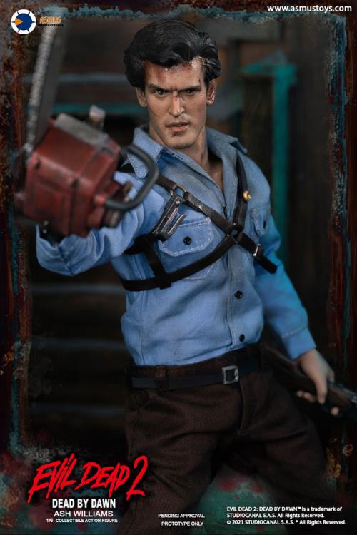 Asmus Toys 1/6 Scale Evil Dead 2 Dead by Dawn Ash Williams Collectible Action Figure EDA001 - Perfect for Horror Movie Fans & Action Figure Collectors Display