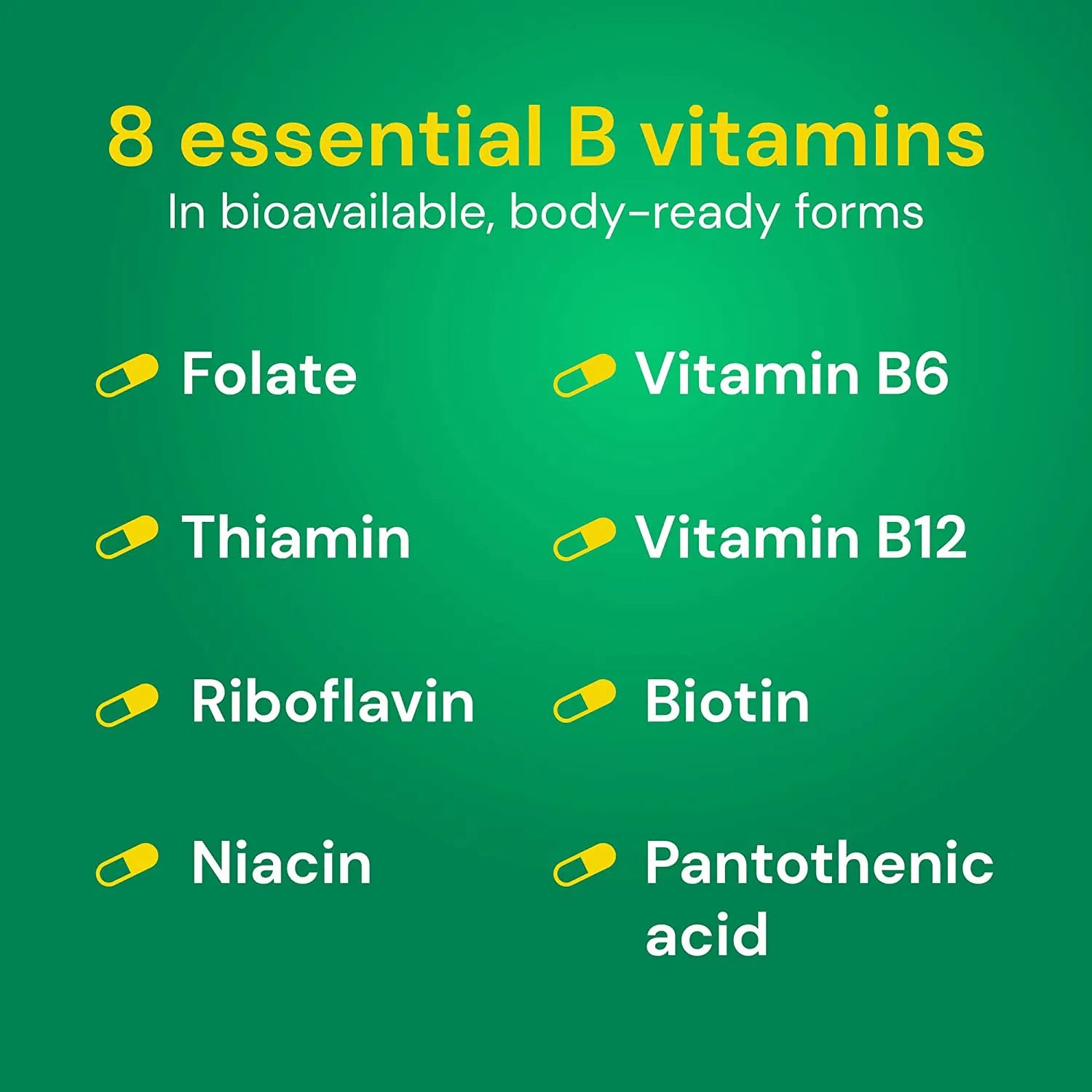 Country Life Coenzyme B Complex Supplement - Vegan, Non-GMO, Energy & Metabolism Support - Perfect for Active Lifestyles & Daily Wellness