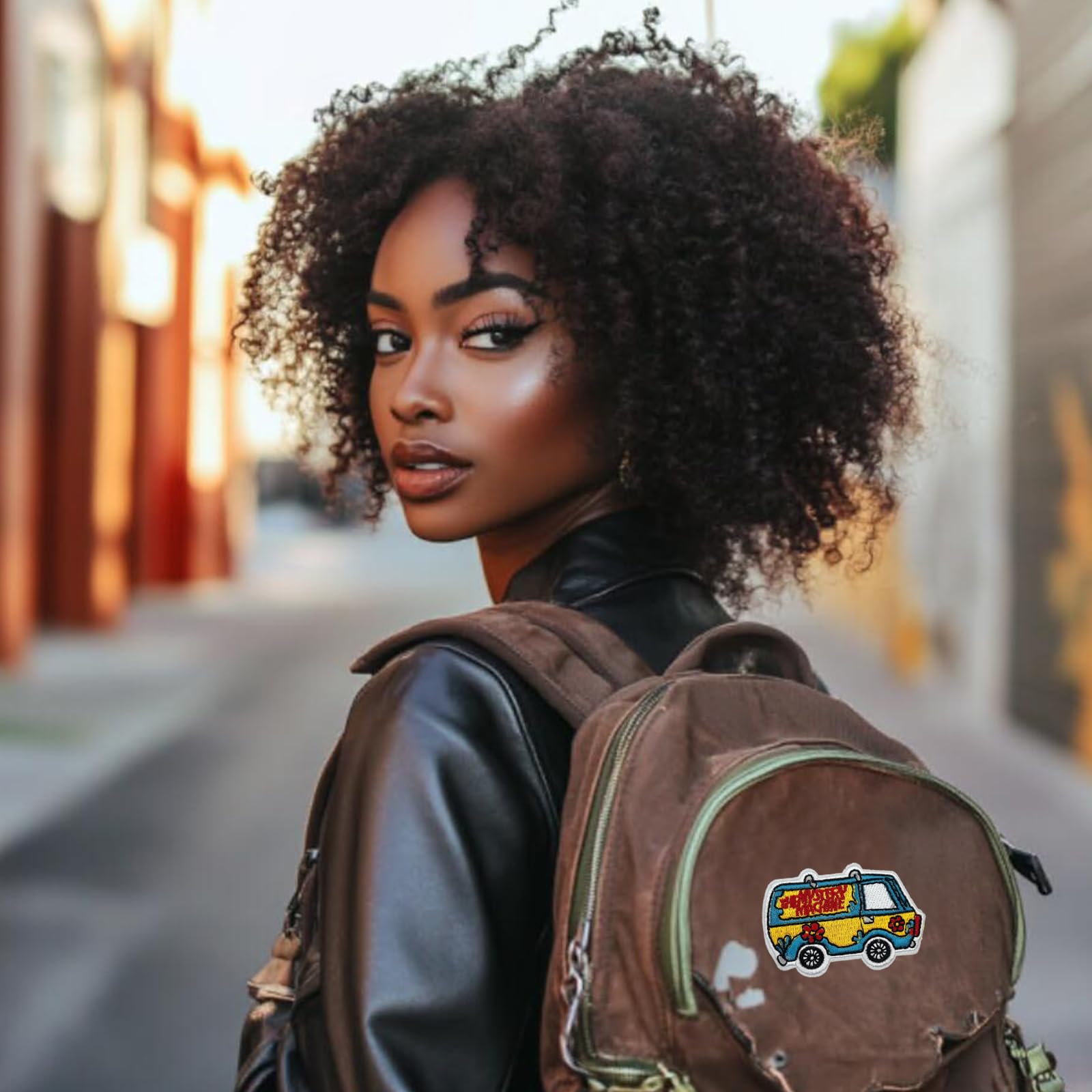 3.2'' Cartoon Mystery Embroidered Iron On Patch Applique - DIY Sewing Patches for Jackets, Hats, Bags & Backpacks - Fun Customization for Kids & Adults