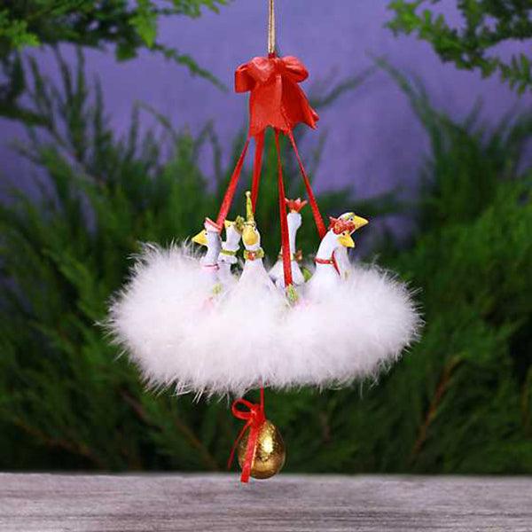 Patience Brewster 12 Days of Christmas Ornament - 6 Geese a Laying Collectible Holiday Decoration for Tree & Home Décor | Perfect Christmas Gift for Collectors & Holiday Decorating