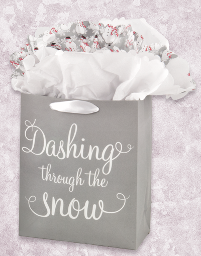 Festive Christmas Snowflake Gift Bags - Elegant Holiday Present Packaging for Parties, Gifts & Home Decor (Set of 20)