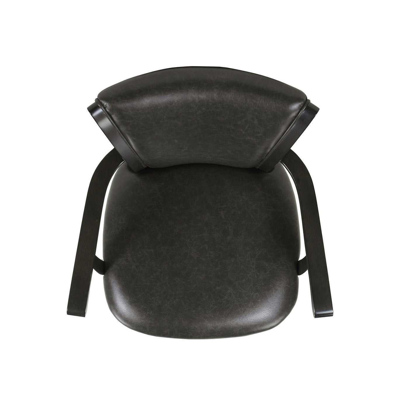 27in Swivel Counter Height Bar Stool - Vintage Faux Leather Upholstery, High Back Support with Armrests, Sturdy Hardwood Frame - Perfect for Kitchen Islands, Home Bars & Dining Areas