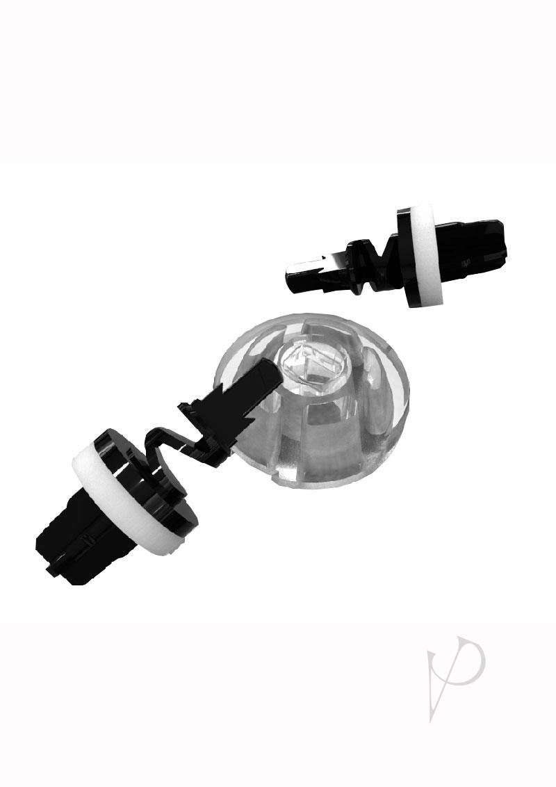 Bathmate Hydromax Replacement Valve Pack - Clear | Genuine Replacement Parts for Bathmate Pumps | Perfect for Home Spa, Hydrotherapy & Grooming Routine
