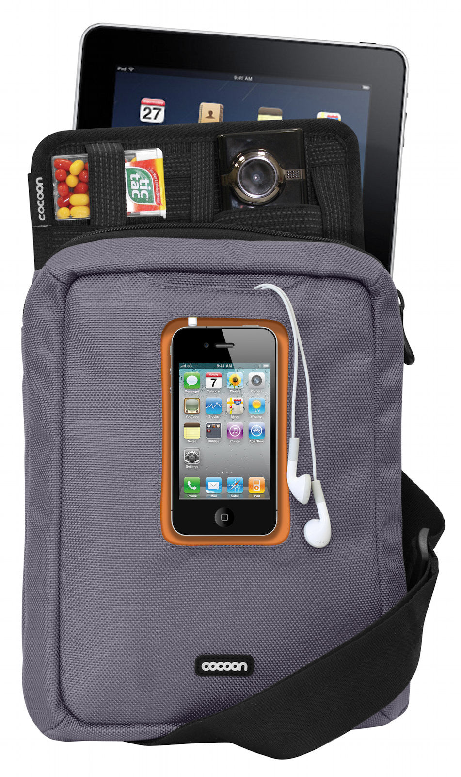 Grid IT Gramercy Messenger Sling Bag for Apple iPad & 10-Inch Tablets - Perfect for Commuting, Travel & Everyday Carry