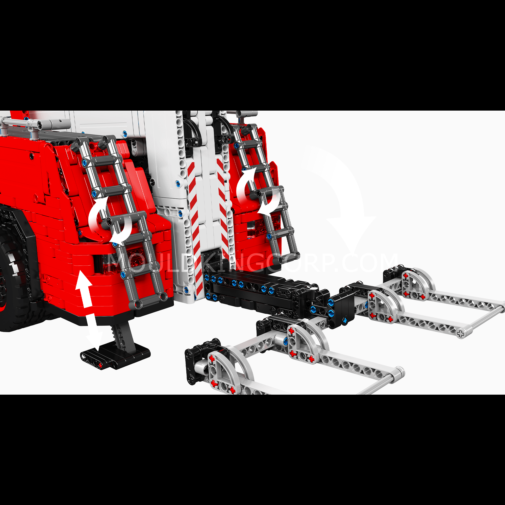 Mould King 19008S Ultimate Remote Control Tow Truck Building Blocks Set - 10,966 Pieces STEM Toy for Kids & Adults | Construction Vehicle Model for Play, Display & Collector's Showcase