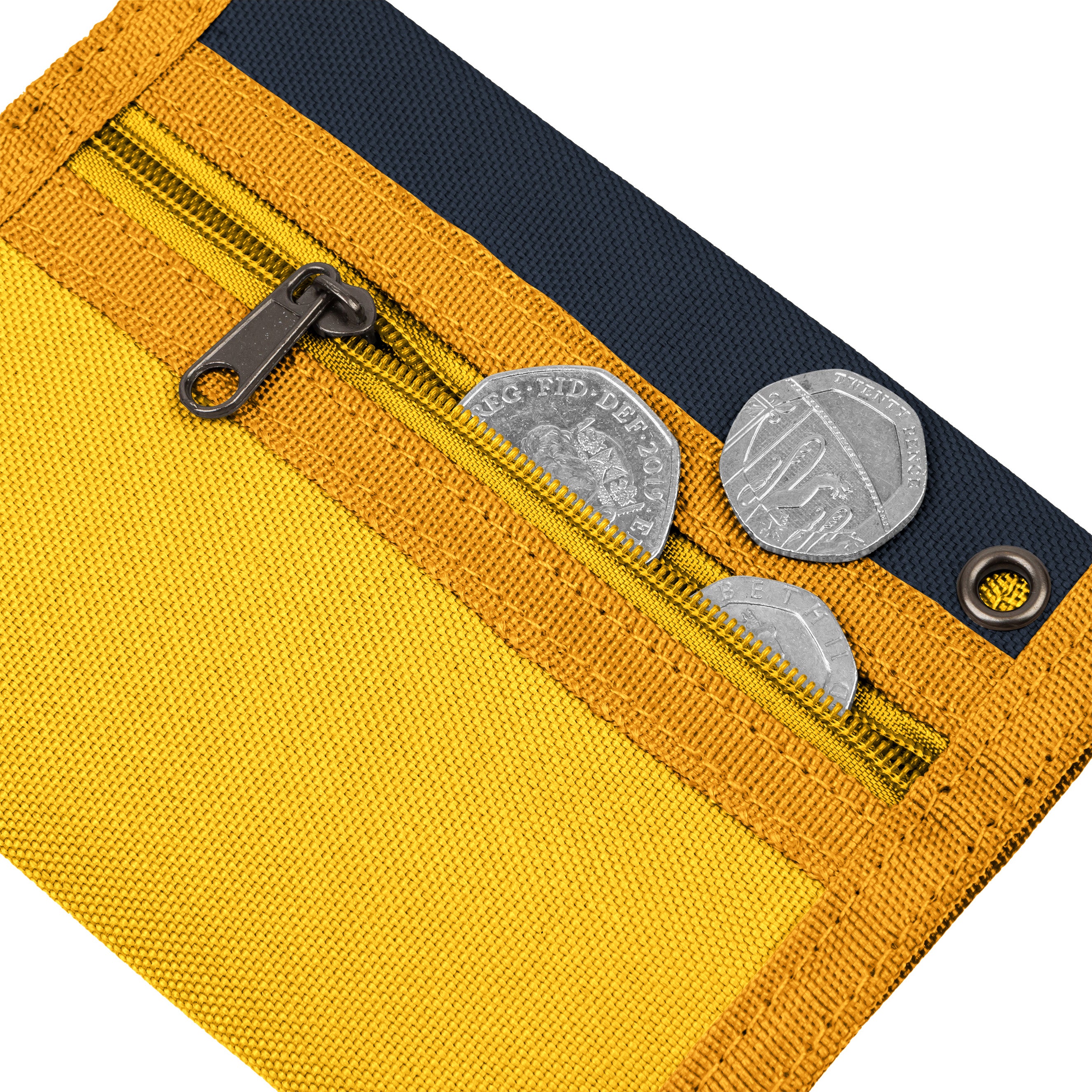 Stowbank Trifold Canvas Wallet - Colorblock Design Slim RFID Blocking Wallet for Men | Perfect for Travel, Business & Everyday Use
