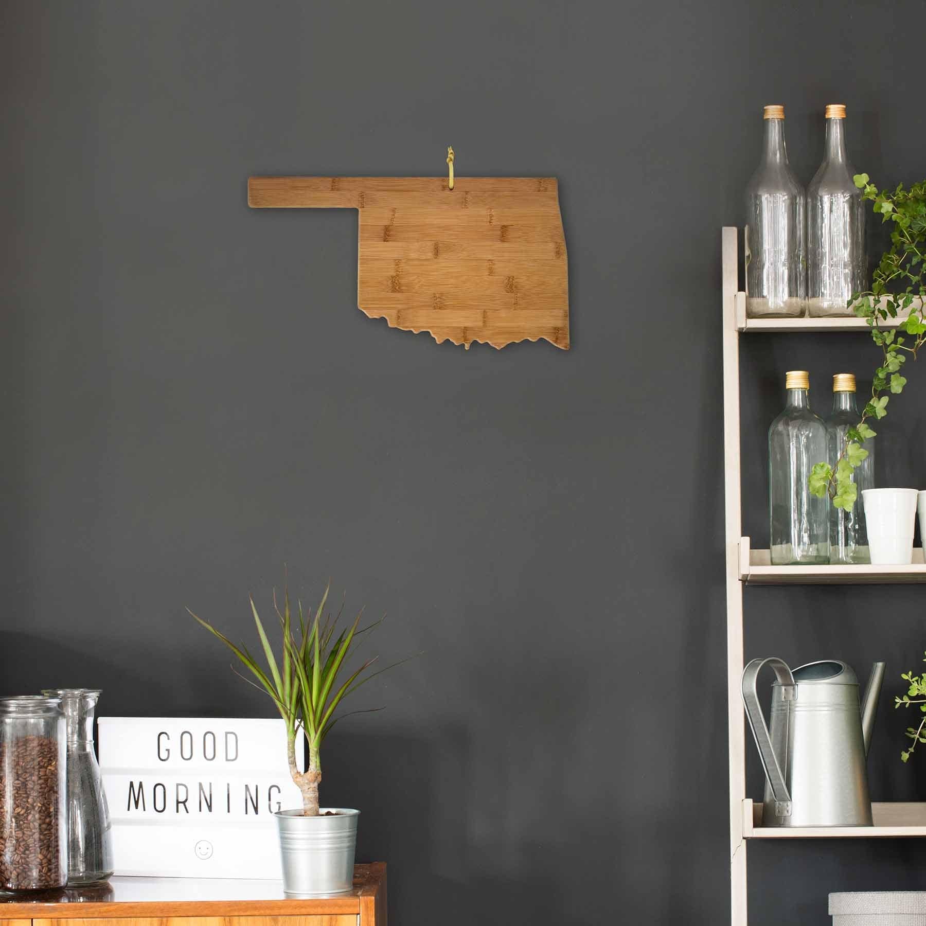 Premium Oklahoma Wood Cutting Board - 16.75