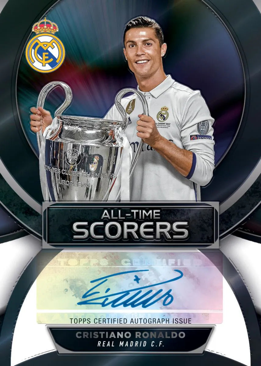 2023-24 Topps Chrome UEFA Club Competitions Hobby Pack - Premium Soccer Trading Cards for Collectors & Fans - Perfect for Sports Memorabilia Collections & Fantasy League Enthusiasts