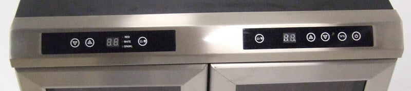Avanti WCV38DZ 38 Bottle Dual Zone Wine Cooler Refrigerator - Perfect for Home Bars, Restaurants, and Wine Cellars