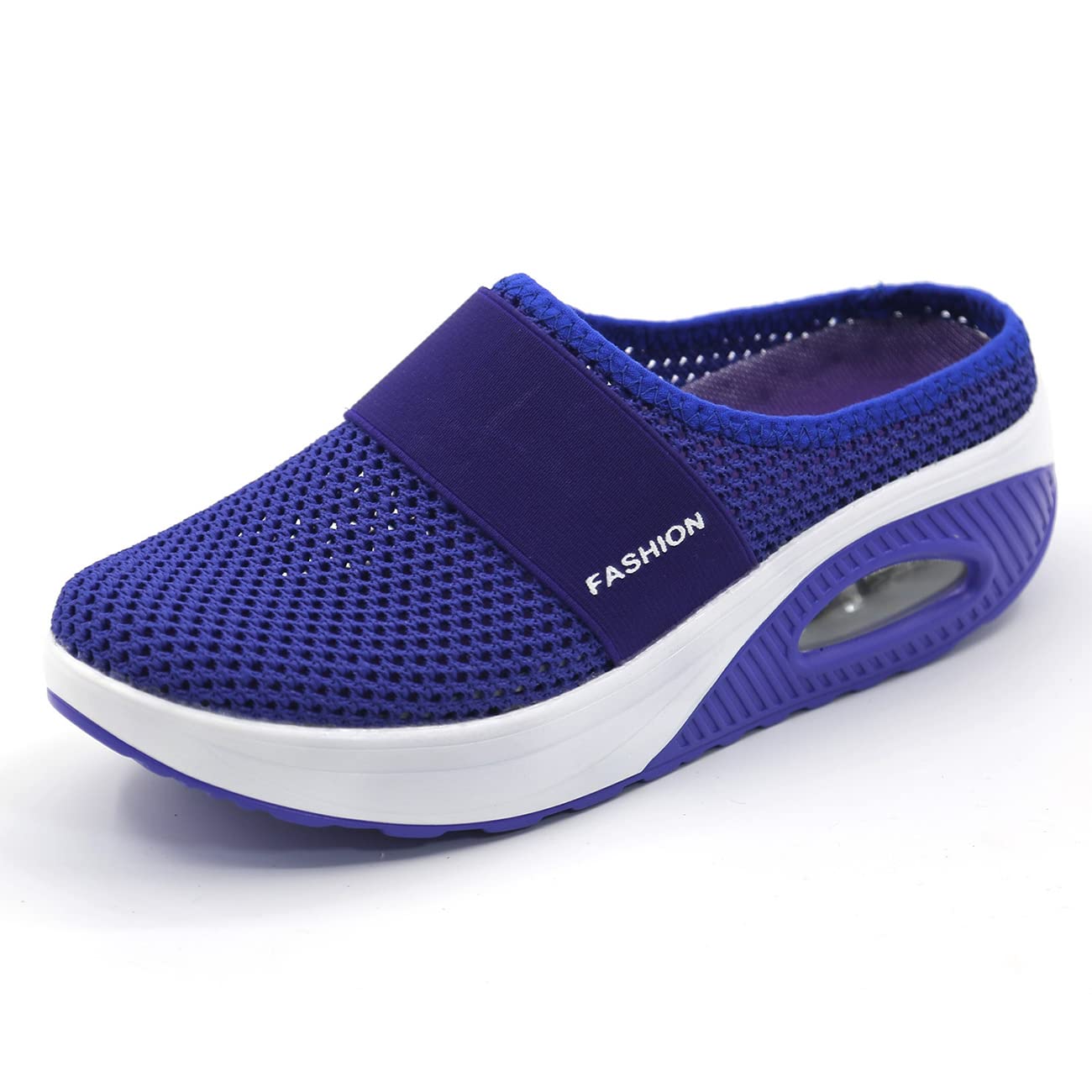 Hawtrytoa Women's Air Cushion Slip-On Walking Shoes - Orthopedic Diabetic Comfort Shoes with Arch Support - Lightweight & Breathable for All-Day Wear - Perfect for Walking, Travel, and Daily Comfort