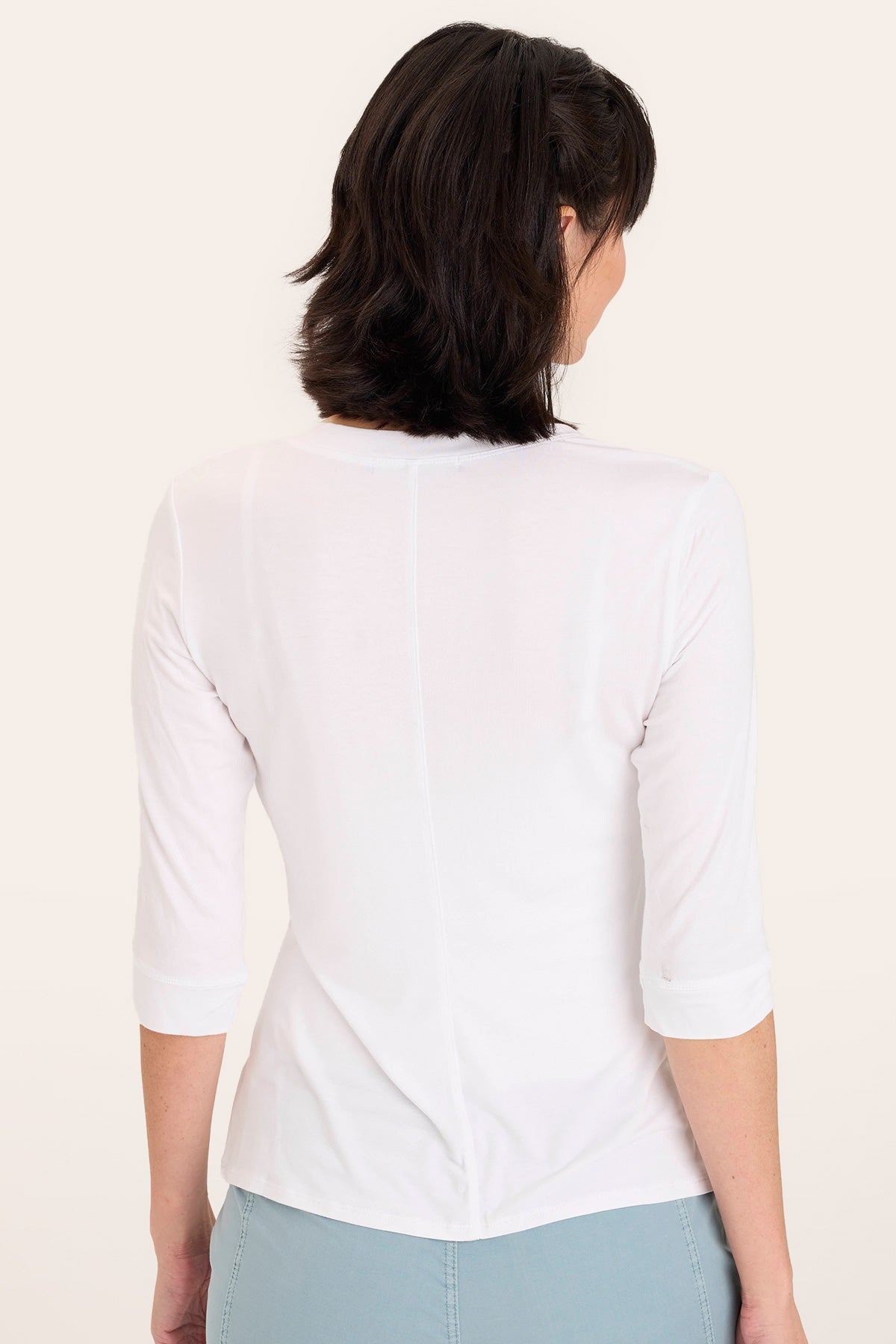 Principle Top White - Women's Fashion Blouse for Work & Casual Wear | Elegant Office & Everyday Outfit