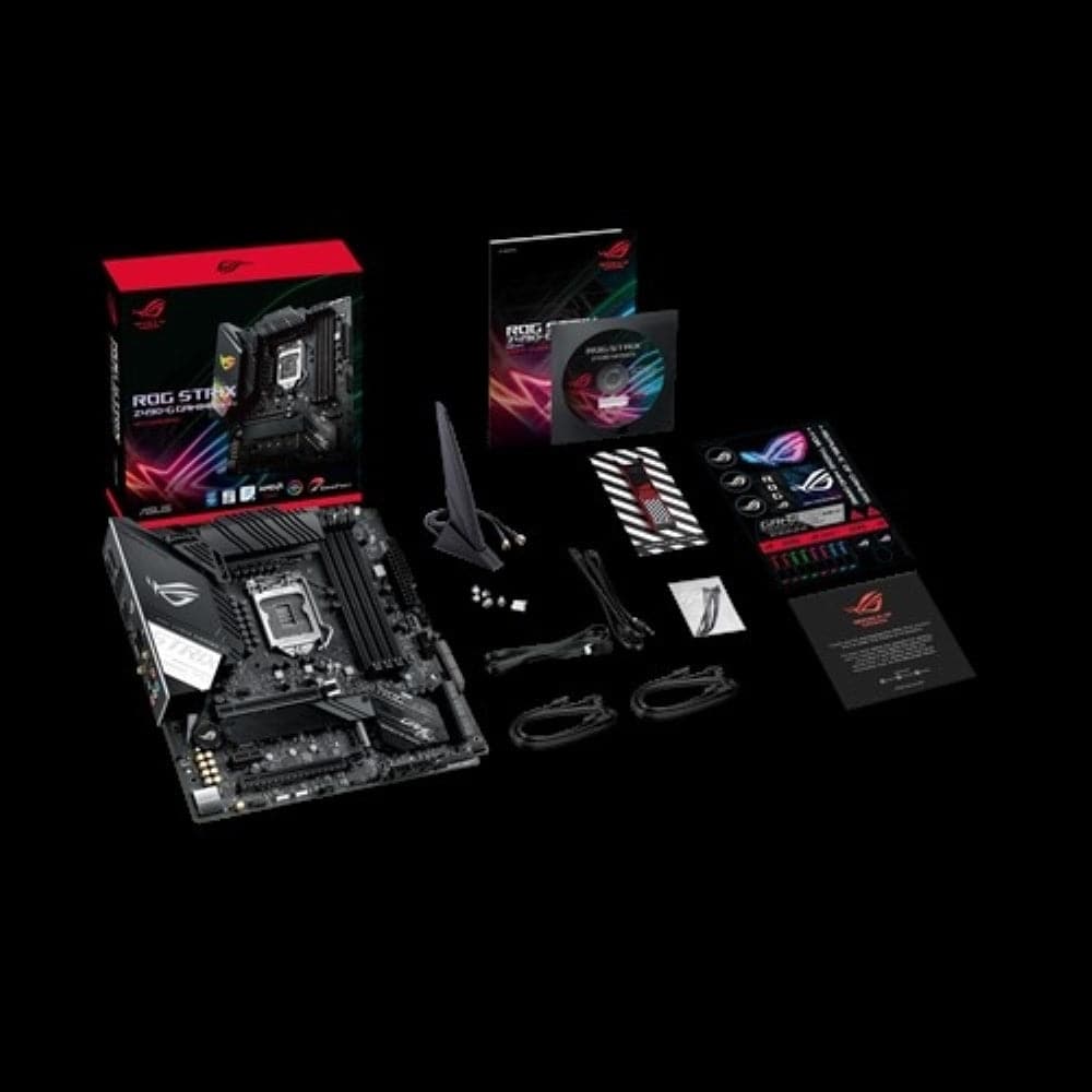 ASUS ROG STRIX Z490-G Gaming Motherboard (Wi-Fi 6) - Intel LGA 1200 Socket, ATX Form Factor, PCIe 4.0, DDR4 5000MHz - Perfect for High-Performance Gaming PCs and Streaming Setups