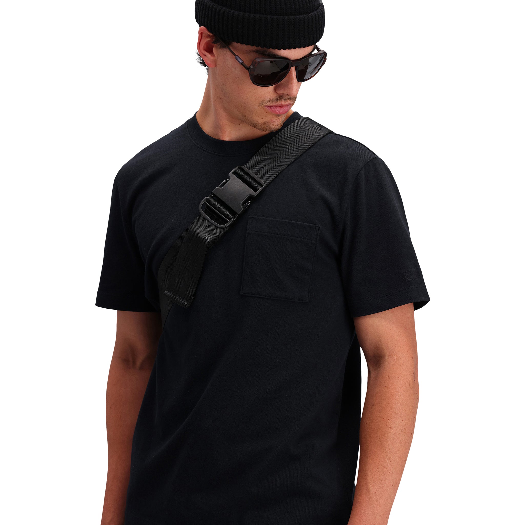 Dirt Pocket Tee for Men - Comfortable Cotton T-Shirt with Chest Pocket - Perfect for Casual Wear, Outdoor Activities & Everyday Use