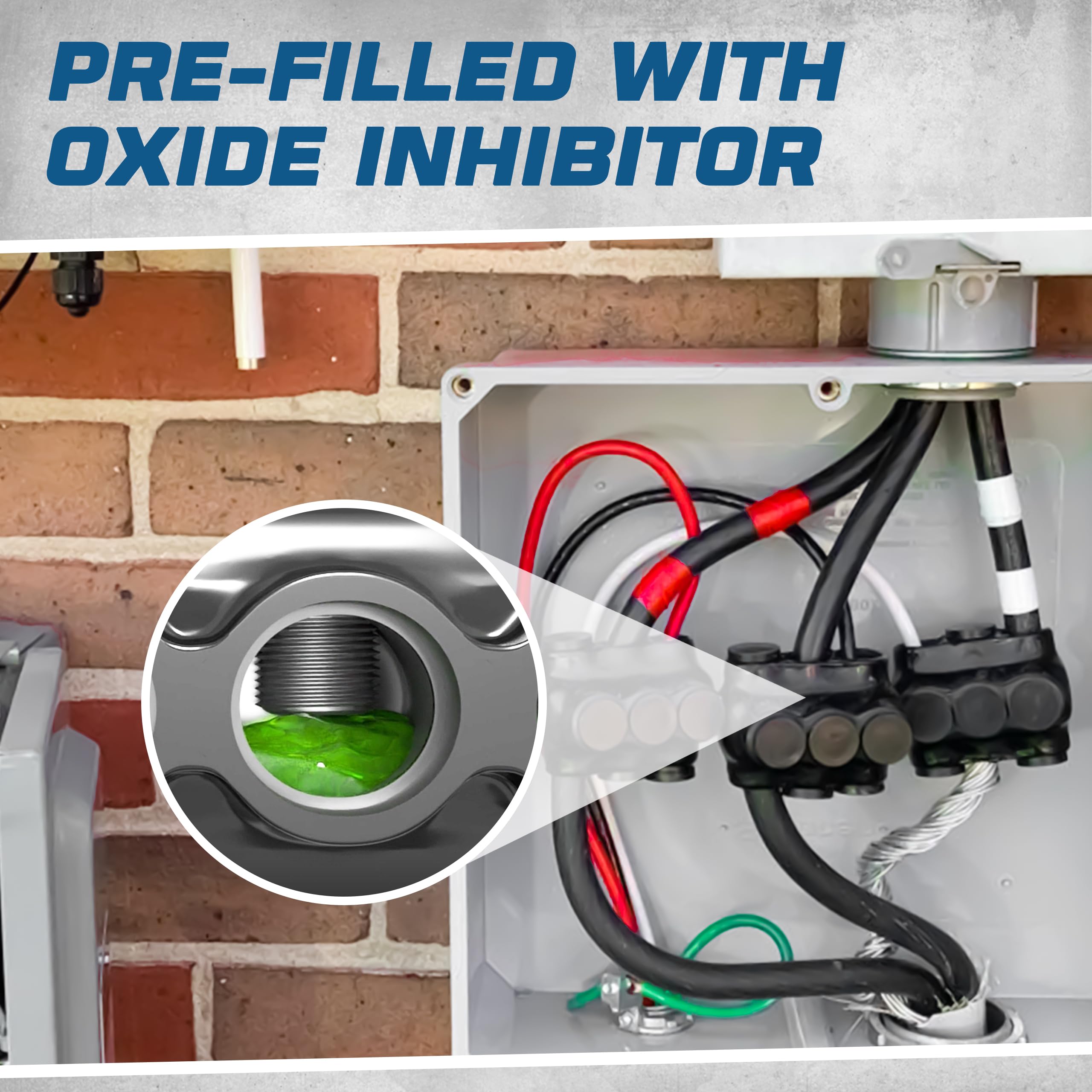 OHLECTRIC 4 Pack Insulated Wire Connectors - 3 Port Dual Side Entry for 250-6 AWG Wire Range with 5/16