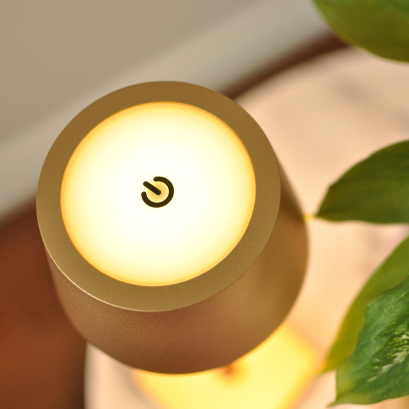 Elegant Wireless LED Table Lamp - Battery Operated Touch Control Night Light for Bedroom, Living Room, Office Desk Decor