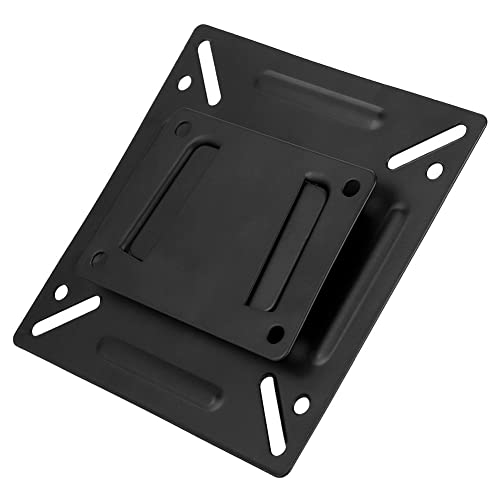 Heavy Duty RV TV Wall Mount Bracket for 14-32 Inch LED LCD Flat Screen TVs - Adjustable Wall Hung TV Mount with Solid Support for Campers, Trailers & Small Spaces - Perfect for Home, Office & Mobile Living (4.7 x 4.7 x 0.3 in)