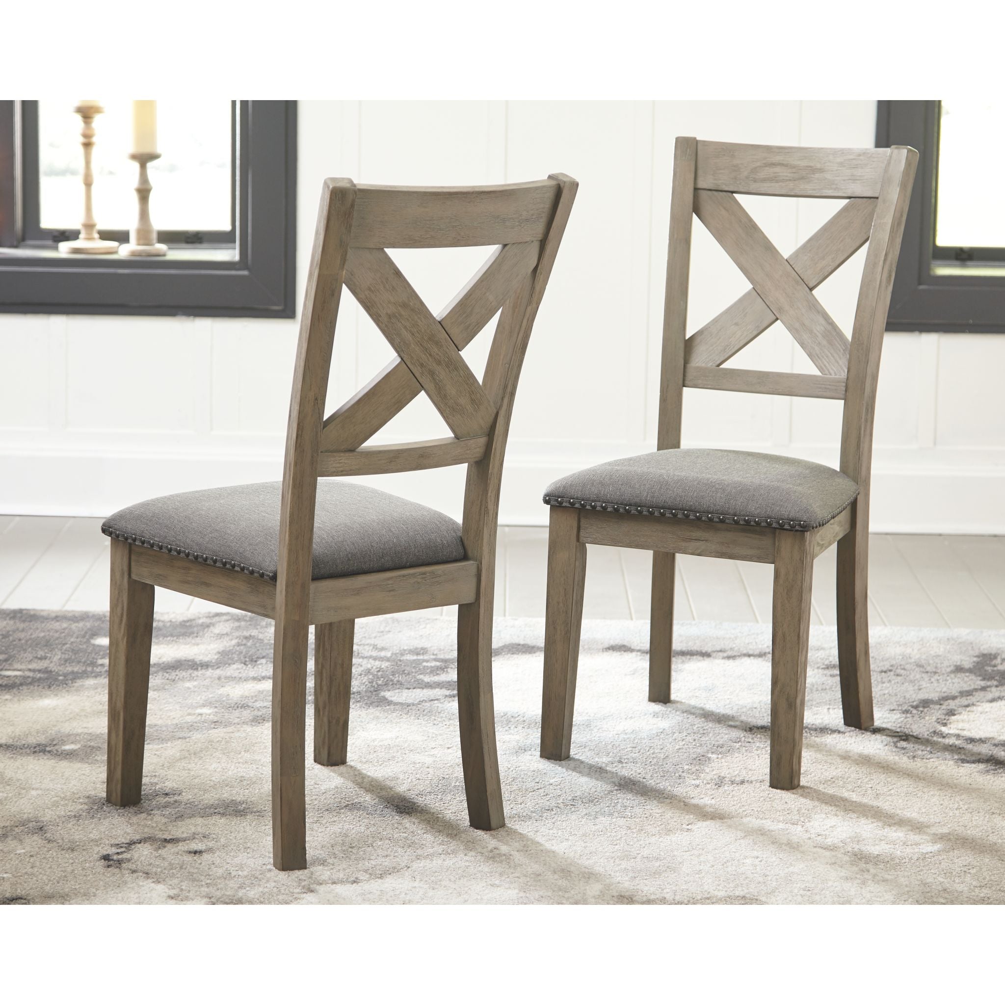 Aldwin Modern Side Chair in Gray - Sturdy Dining Room & Office Chair for Home & Workspace (D617 01) - Perfect for Small Spaces, Kitchen Nooks & Conference Rooms