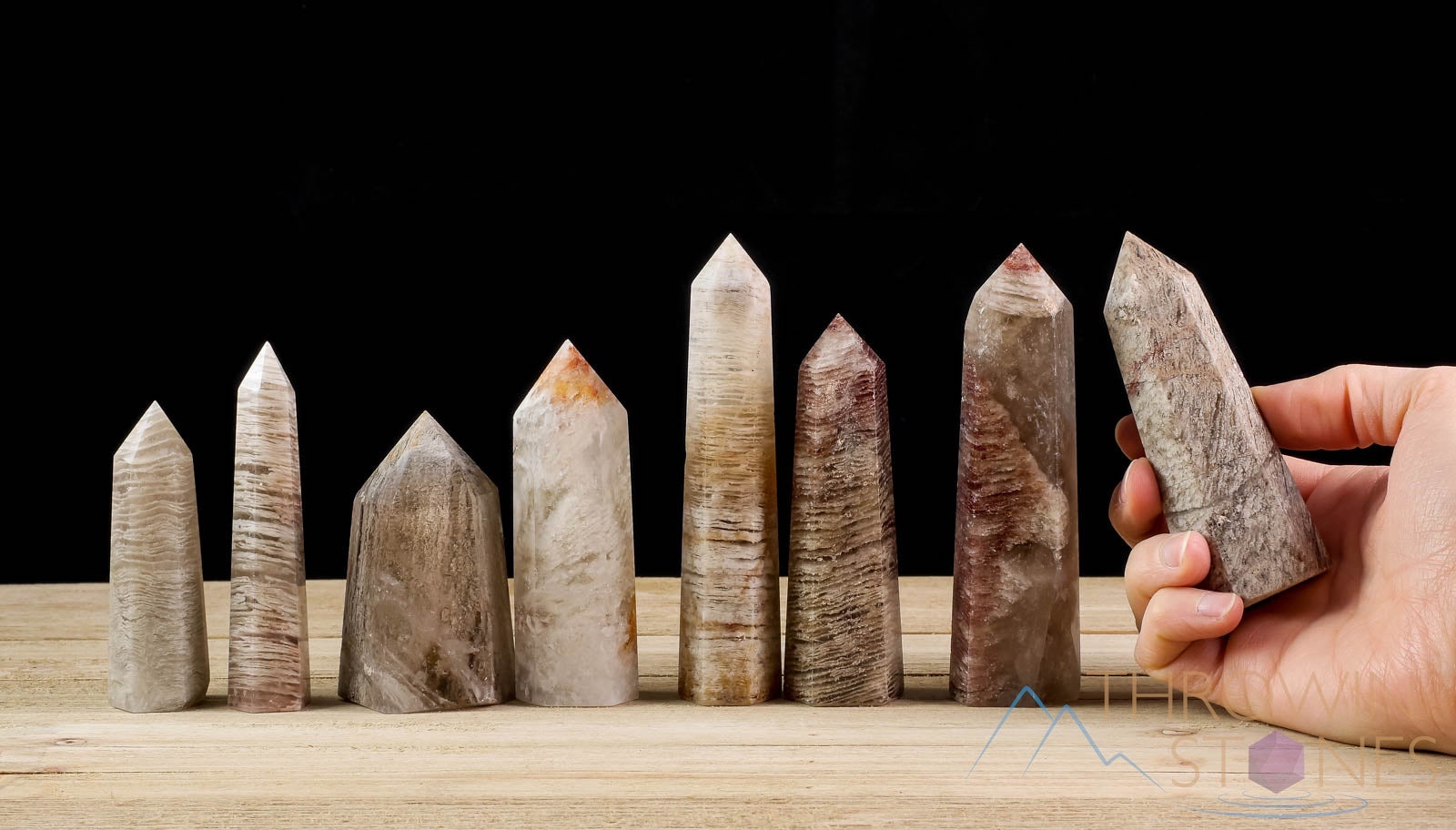 Garden Quartz Crystal Tower – Natural Healing Stone Wand, Point & Obelisk for Meditation, Reiki, Chakra Balancing | Spiritual Home Decor Gift (E1560)