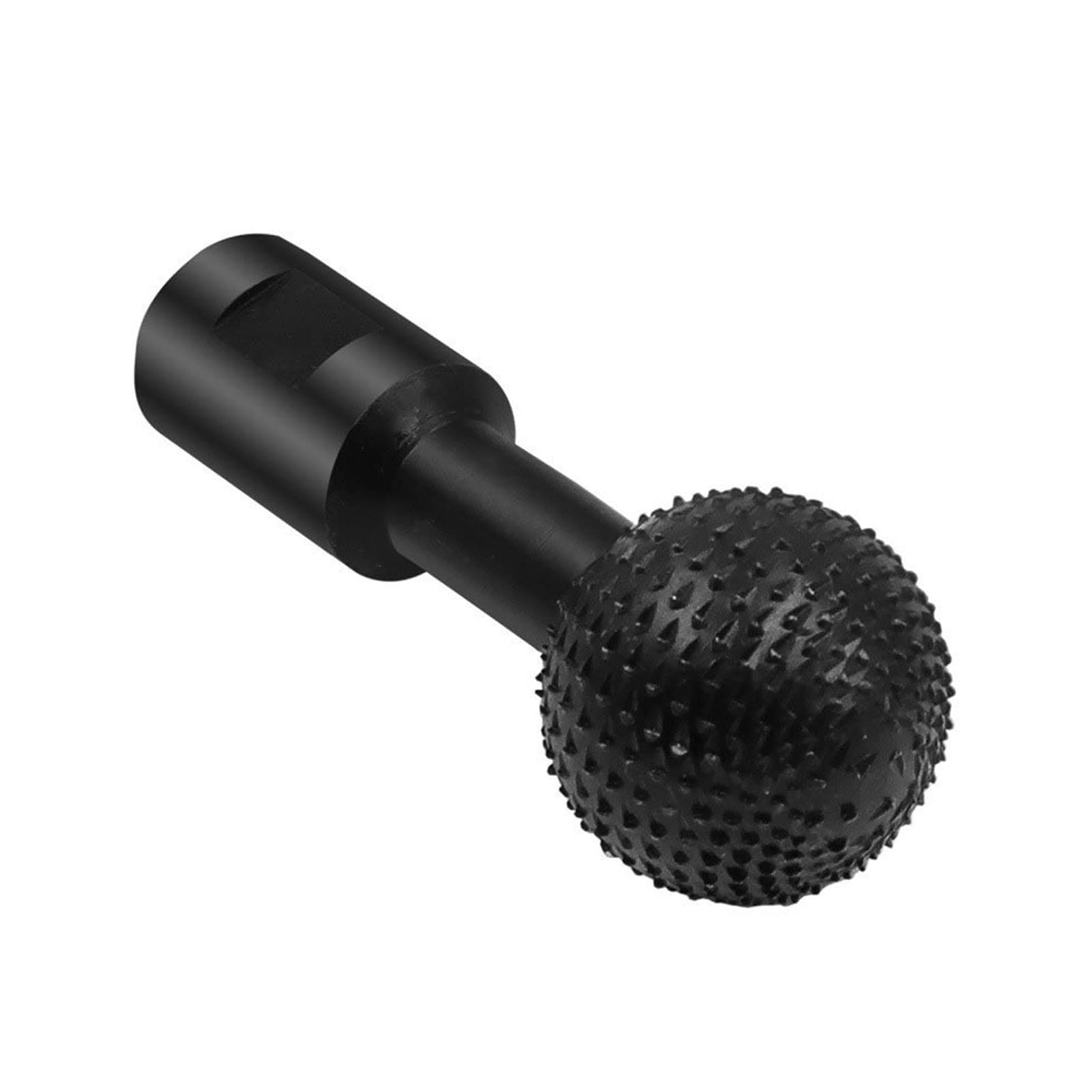 QINQIN 14mm Black Ball Gouge Spherical Spindle Wood Carving Attachment for Angle Grinder - Perfect for Woodworking, DIY Projects & Professional Wood Carving