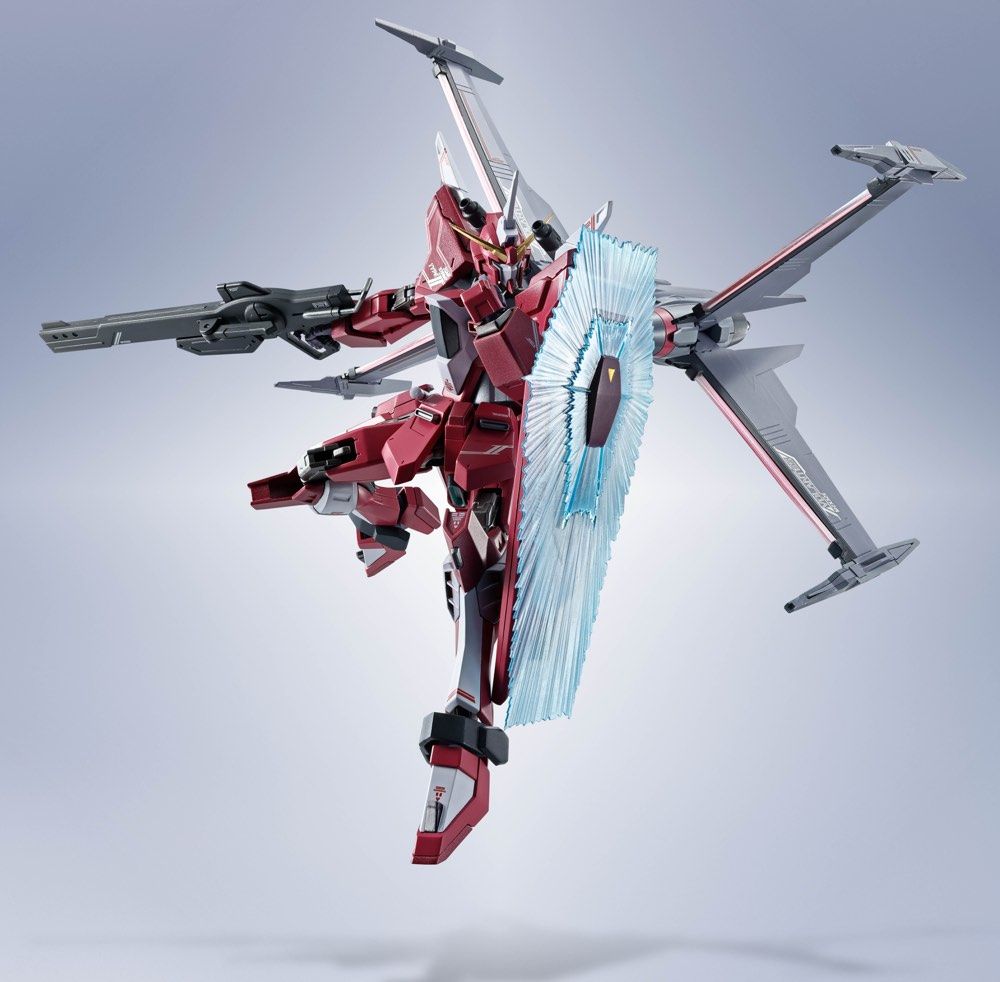 Bandai Metal Robot Spirits Gundam Seed Freedom ZGMF-X191M2 Infinite Justice Gundam Type II Action Figure - Collectible Anime Model Kit for Display & Gundam Battles